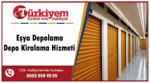 Eşya depolama Ankara depo kiralama hizmeti