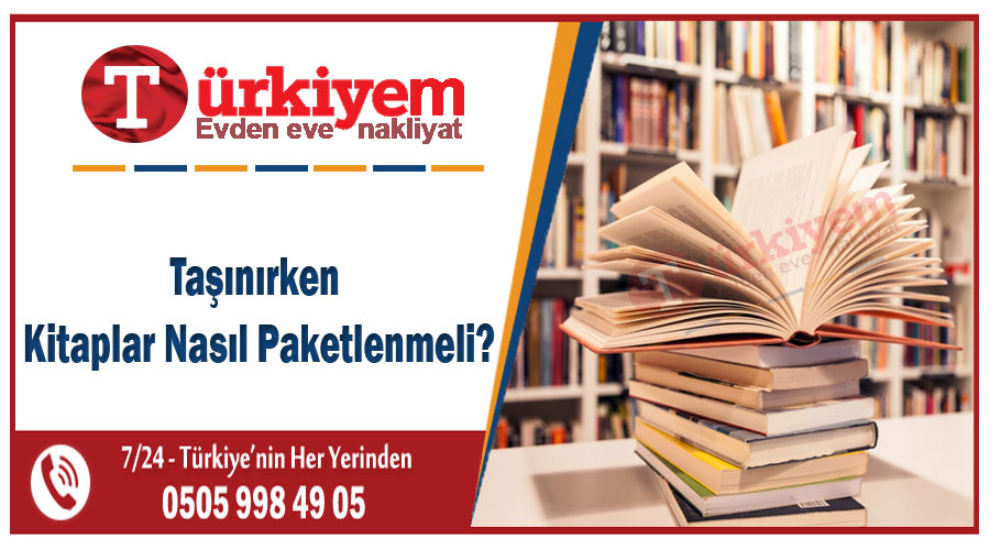 Taşınırken kitaplar nasıl paketlenmeli